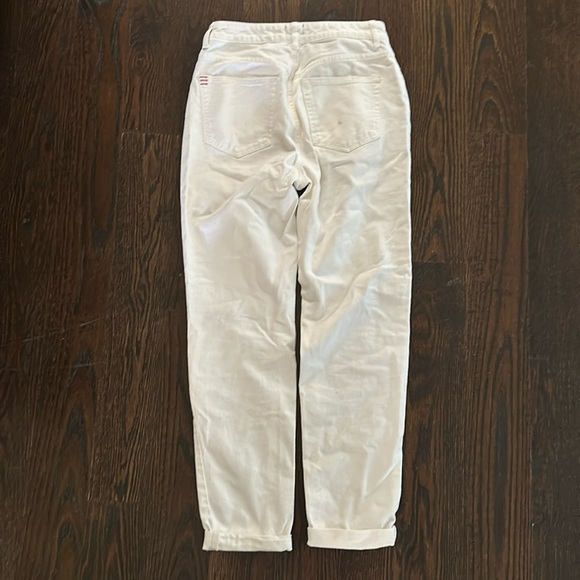 White Ripped Mom Jeans - Picture 2 of 2